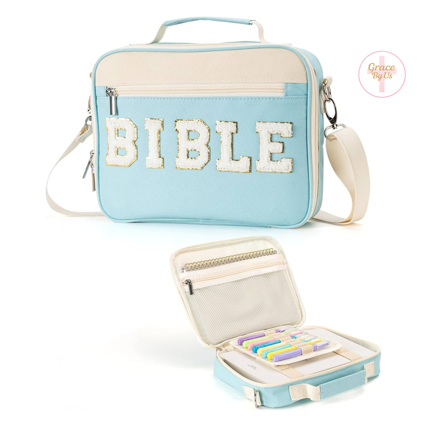 “Grace By Us” Bible Bag